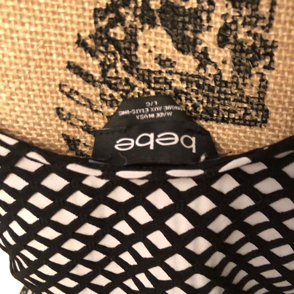 LG Bebe Peplum Top - Picture 7 of 7